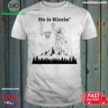 Original He is Risen Easter Jesus Playing Basketball Shirt Unisex