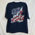 Hoonigan Kill All Tires American Flag XL Graphic Drifting Racing USA Tee Unisex