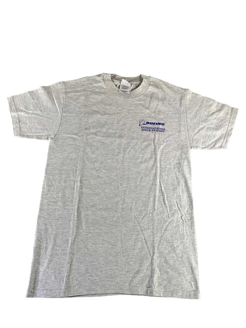 Boeing International Space Station Shirt Mens Medium Production Team NASA Tee Unisex