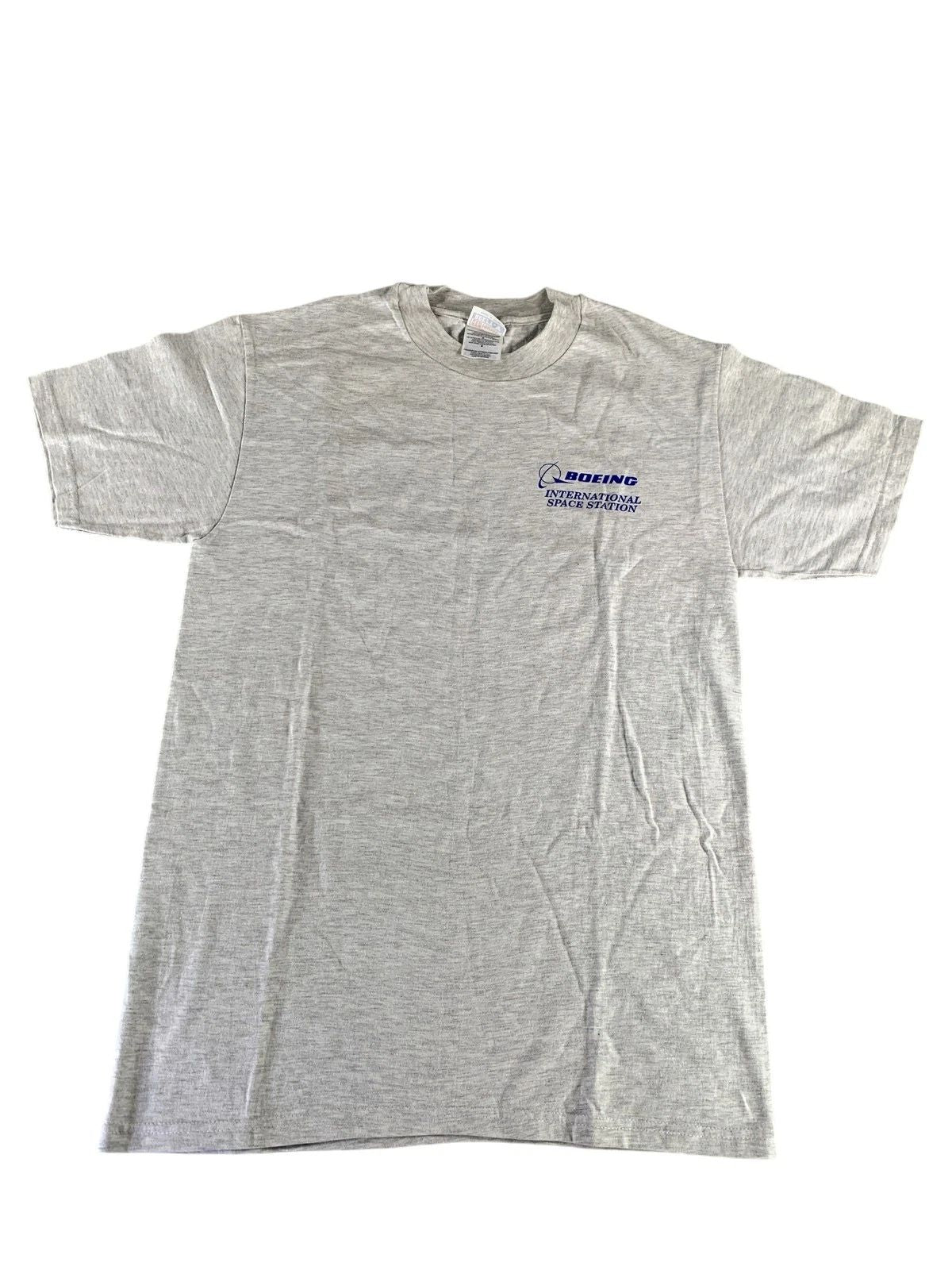 Boeing International Space Station Shirt Mens Medium Production Team NASA Tee Unisex