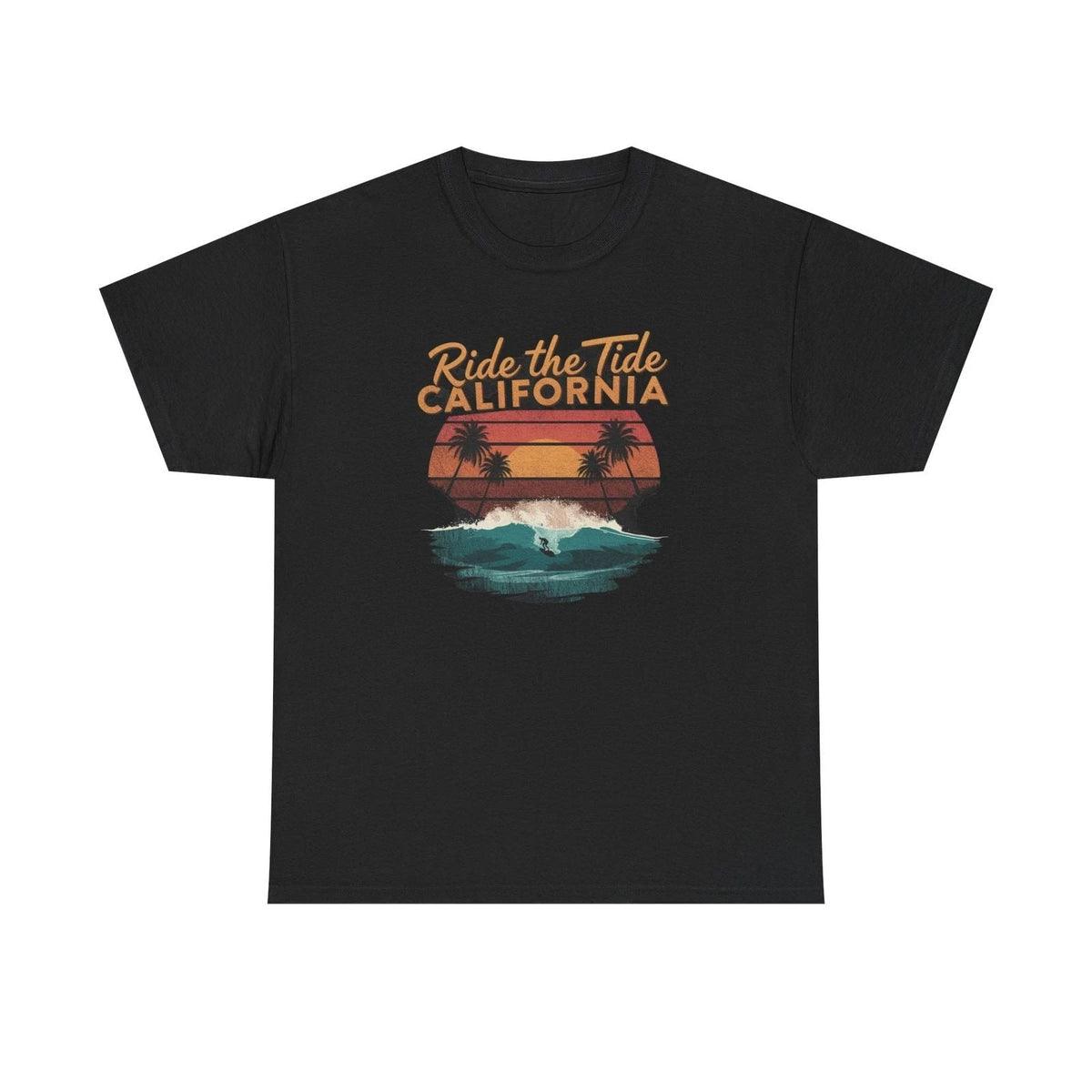 California Vibes Unisex Tee: Ride the Tide Shirt, Summer Unisex