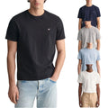Gant Mens T Shirts Shield Logo Crew Neck Short Sleeve Cotton Summer Casual Tee Unisex
