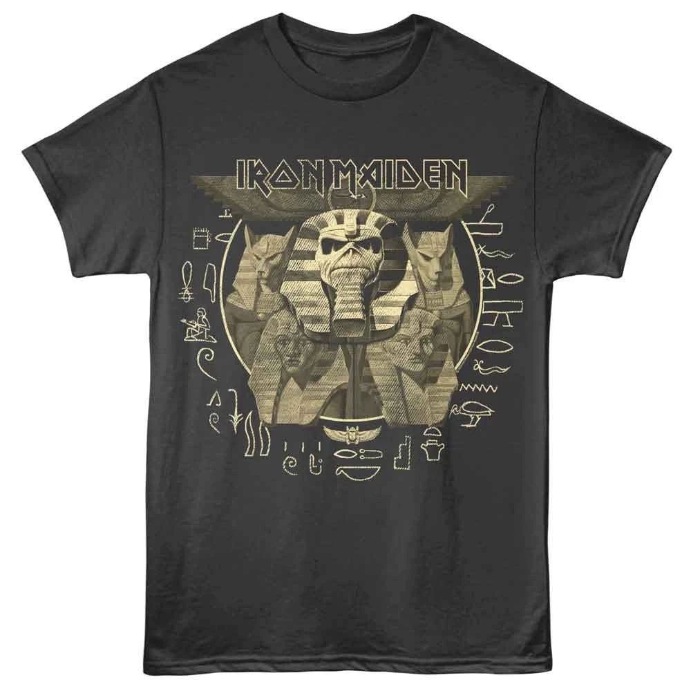 Iron Maiden - Hieroglyphics - Adult Short Sleeve - Smoke Unisex