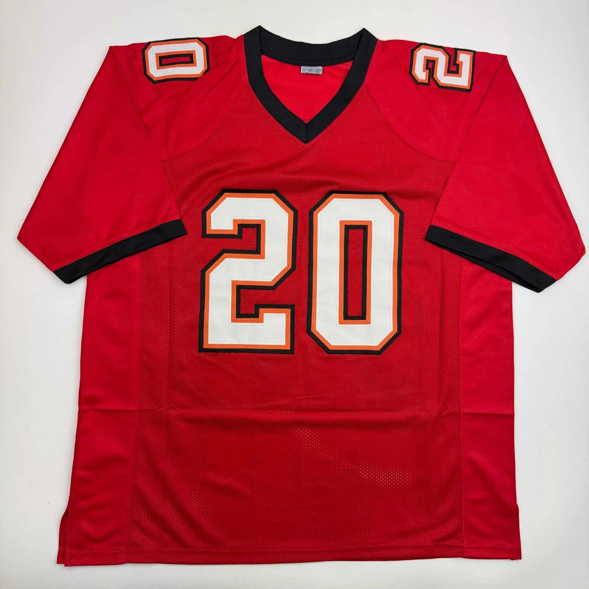 Ronde Barber HOF 23 Tampa Bay Red Football Jersey Beckett Unisex