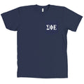 Sigma Phi Epsilon Bella + Canvas POCKET Navy T Shirt Fraternity Tee NEW Unisex