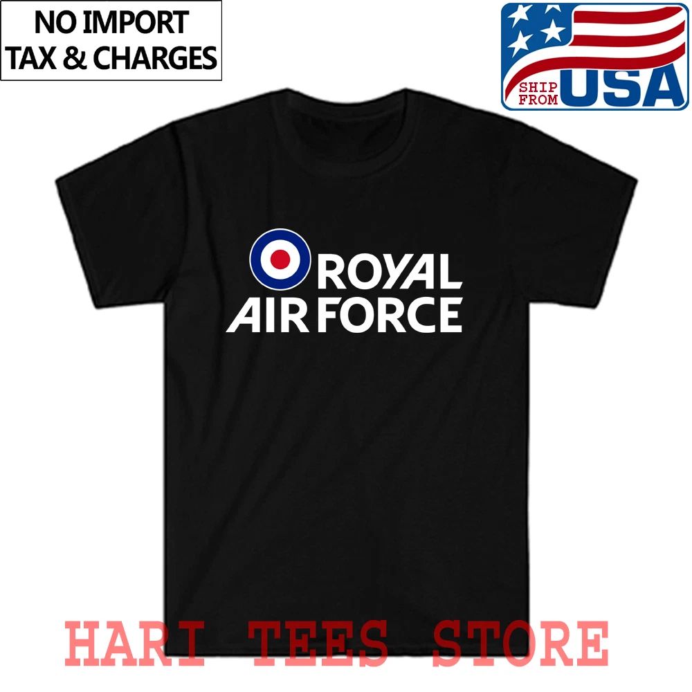 Royal Air Force Men's Black Size S to 5XL Unisex