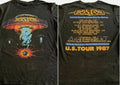VINTAGE BOSTON ROCK BAND CONCERT TOUR SHIRT 1987 LIMITED Unisex