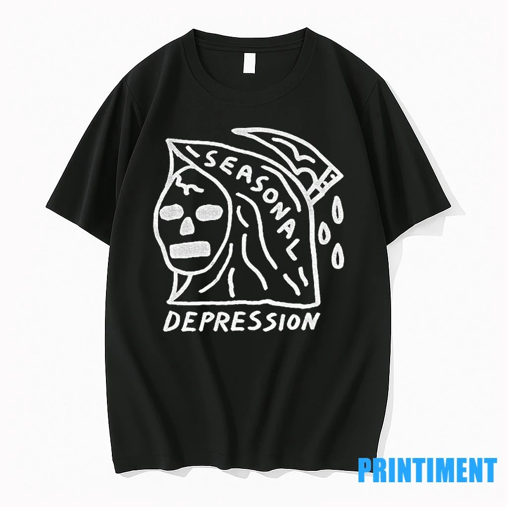 Grim Reaper Seasonal Depression Tshirts Sweater Unisex