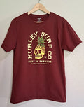 Hurley Surf Co. S/S Medium 100% Cotton "Rest in paradise" Unisex