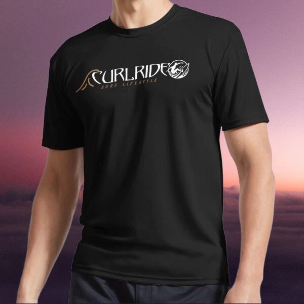 New Shirt Curl Ride Surf Lifestyle-surfi Active Logo Funny Size S to 5XL Unisex