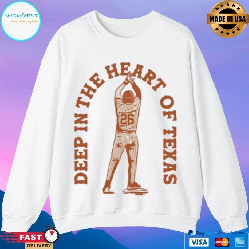 Deep In The Heart Of Texas Baseball Player Shirt Unisex