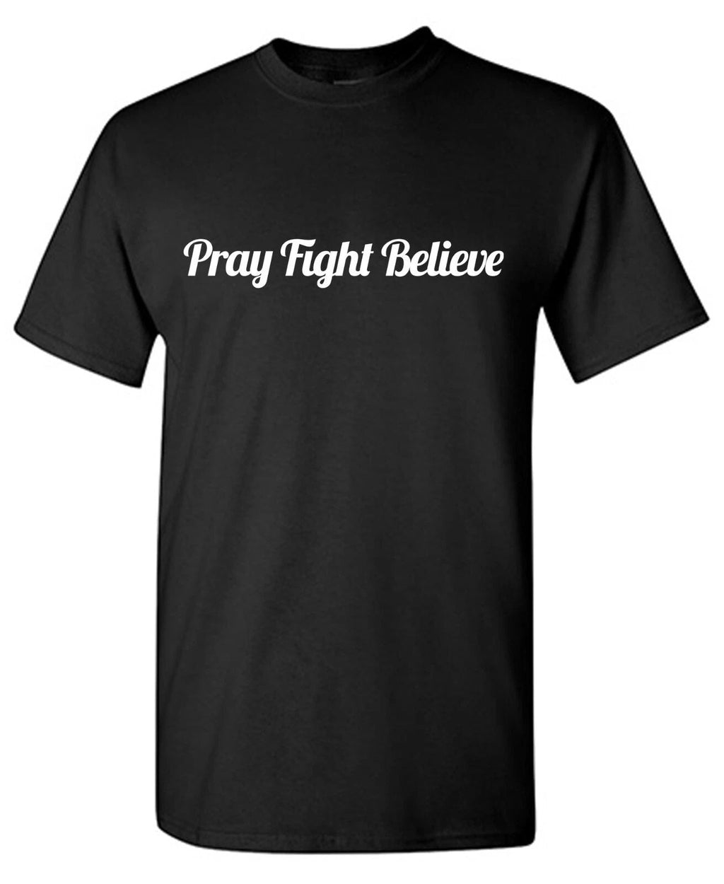 Pray Fight Sarcastic Humor Graphic Tee Gift For Men Novelty Funny T Shirt Unisex