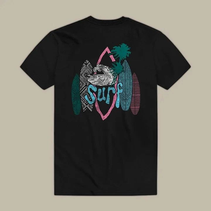 Vintage Surf Pattern Size S-4XL Unisex