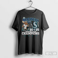 Classic Seattle Mariners Mascot 2025 American League Champions T Shirts Unisex