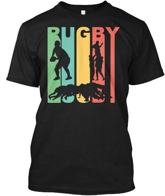 Vintage Rugby Graphic Made in the USA Size S to 5XL Unisex
