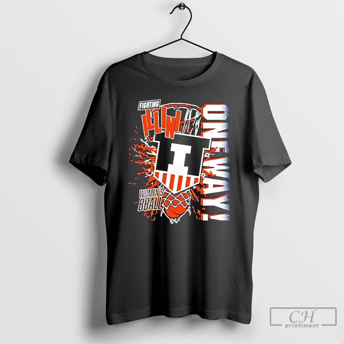 Premium Illinois Womens Basketball One Way T Shirts Unisex