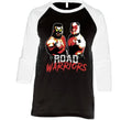 Road Warriors Retro Wrestling Fan Raglan 3/4 Sleeve Shirt Unisex