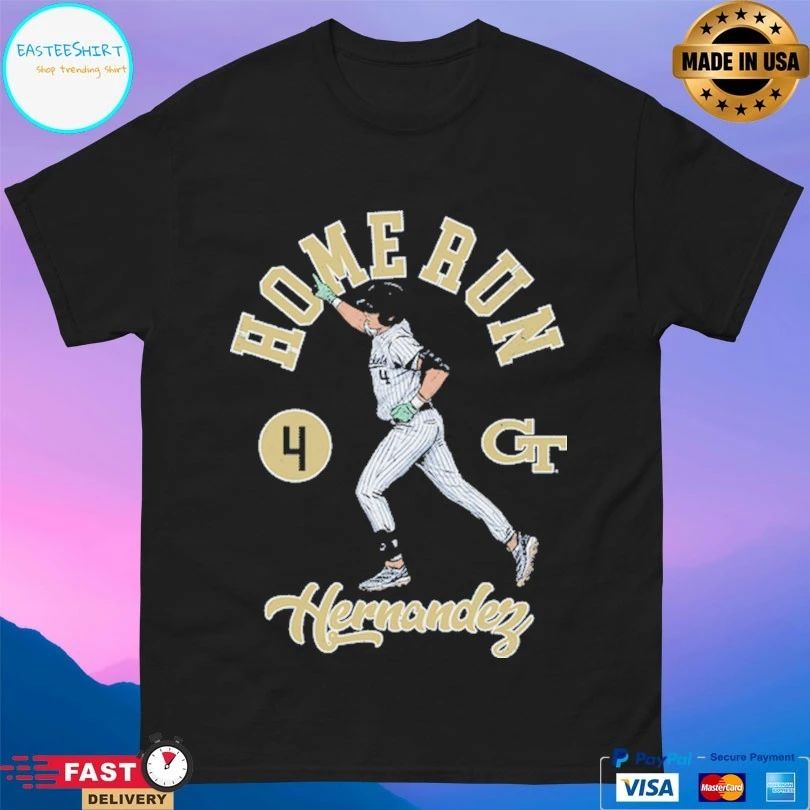 Georgia Tech Home Run Alex Hernandez Baseball Unisex
