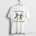 Classic Born To Jest Forced To Quest T Shirts Unisex