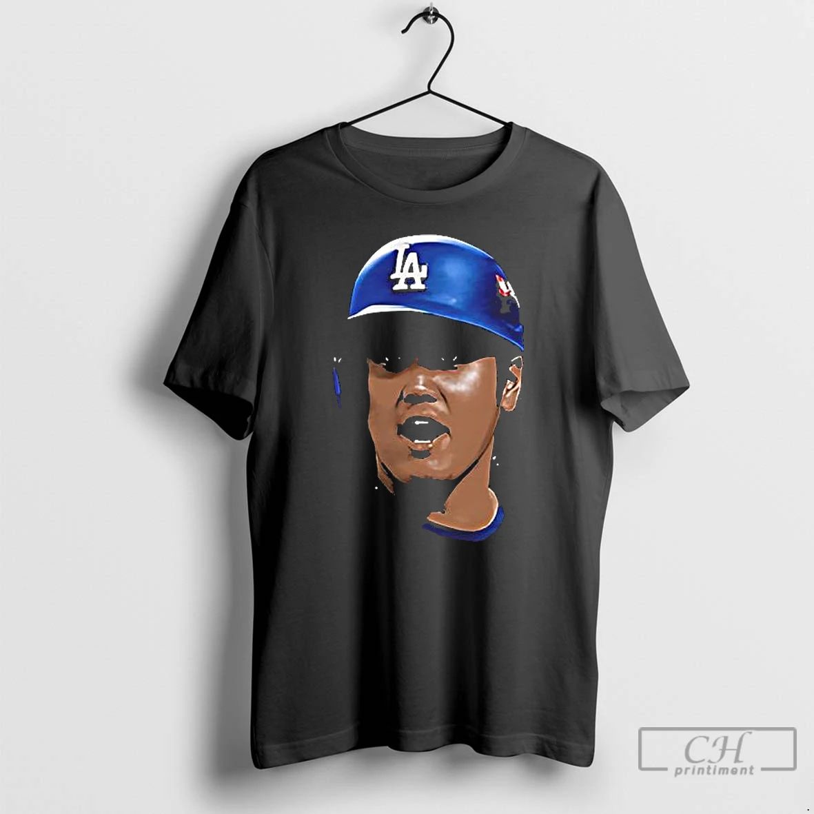 Classic Big Face Shohei Scream La Dodgers T Shirts Unisex