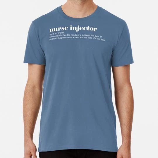 Funny Word Definition Aesthetic Nurse Injector Print S-5XL Made in USA Unisex