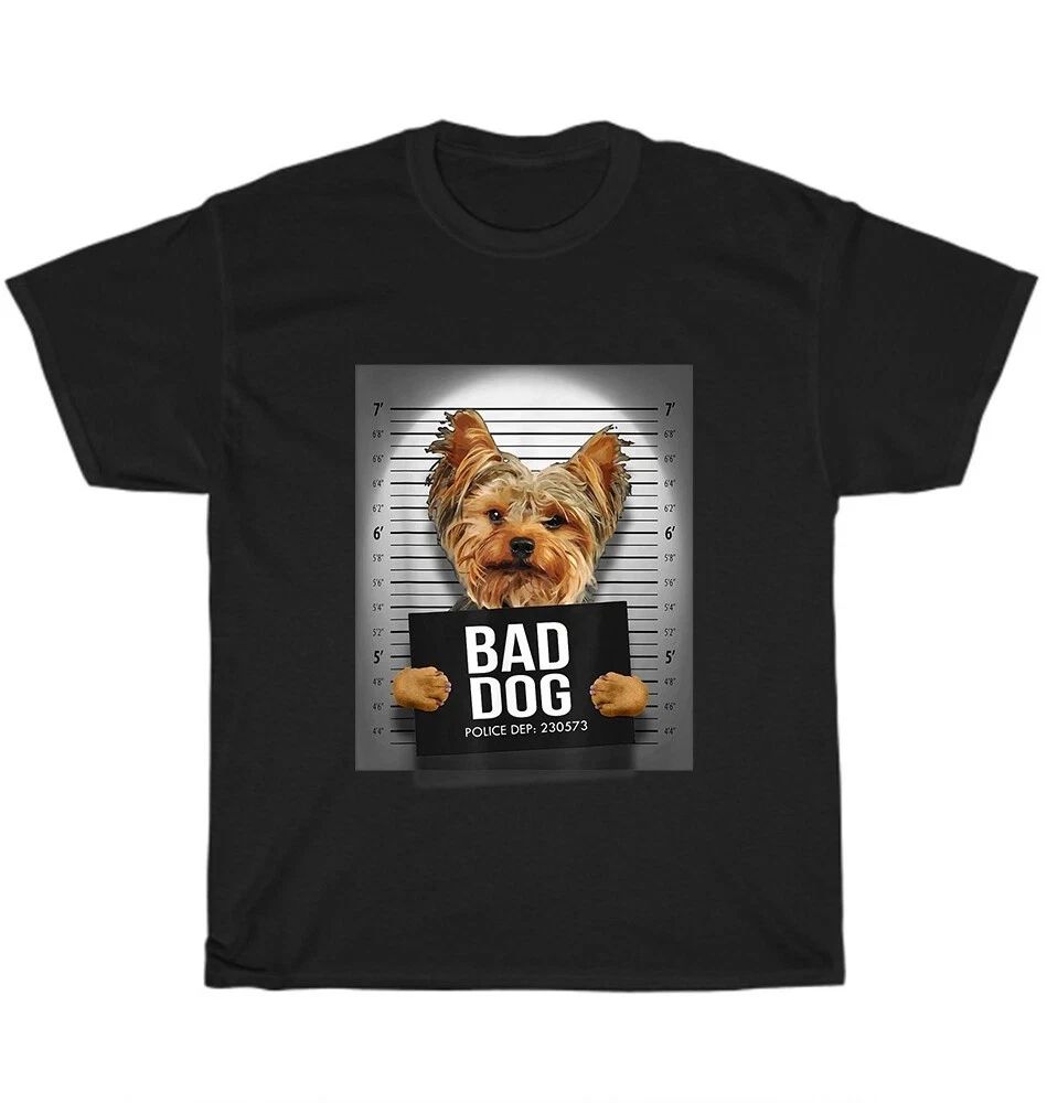 Yorkie Mugshot Jail Yorkshire Terrier Dog Pet Puppy Lover Unisex