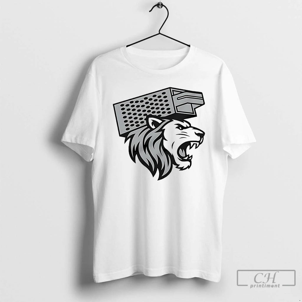 Classic Detroit Lions Lion Cheese Grater T Shirts Unisex