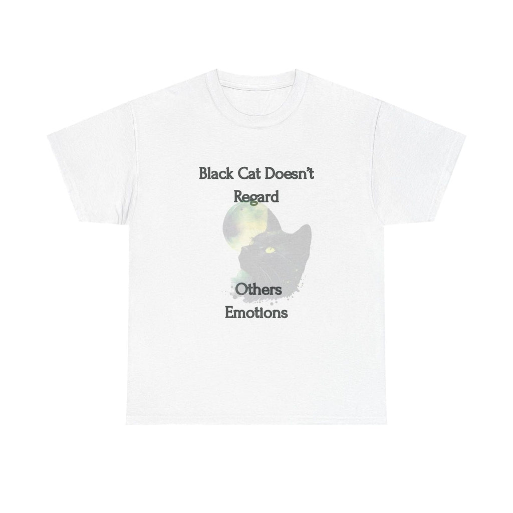 Black Cat Emotions Unisex Tee Cat Lover Gift Funny Cat Shirt Unisex