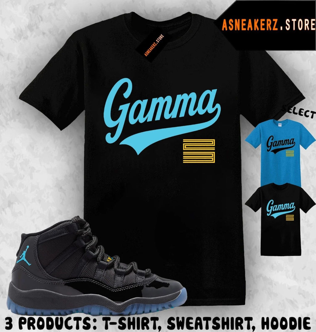Tee Shirt Matching AJ 11 Gamma Blue 2025 To Match Sneaker Jersey 11s Unisex