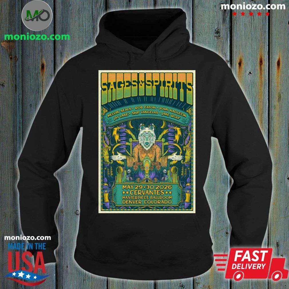 Sages And Spirits At Cervantes’ Masterpiece Ballroom On May 29-30 2026 Poster Shirt Unisex