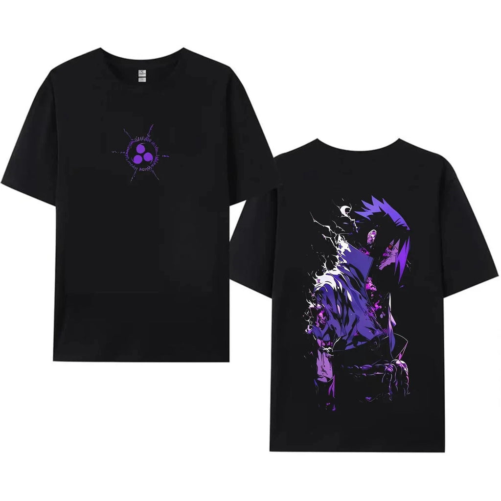 Anime Ninja Graphic Cotton Unisex Streetwear Tee Unisex