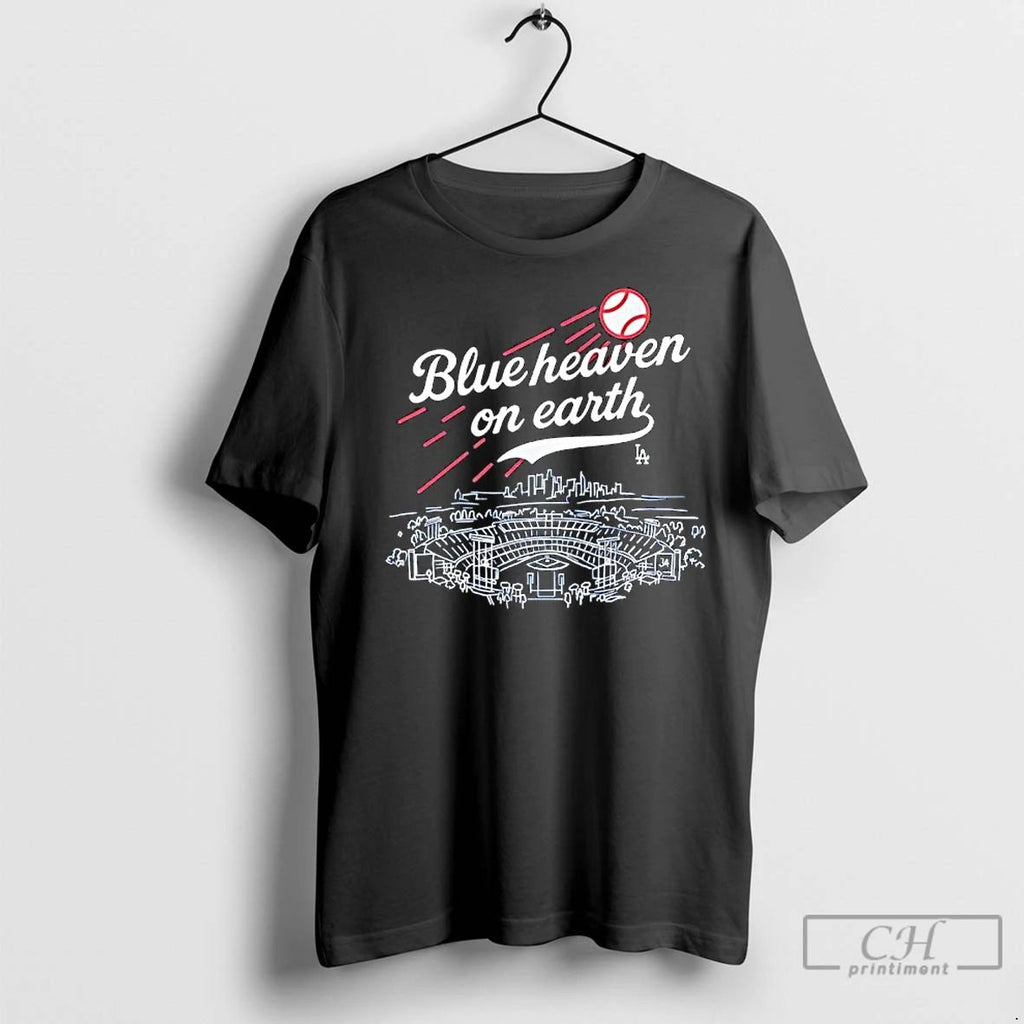 Classic Blue Heaven On Earth Dodger Stadium Unisex