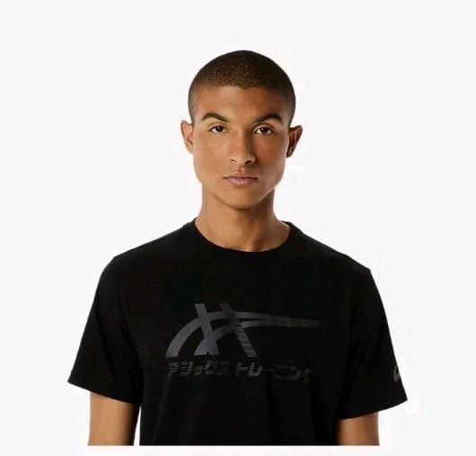 Asics 2031D123 Tiger Tee 001 Performance Black/Graphite Grey Training Men, XL Unisex