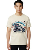 Space-Rider Mens Graphic Tee,100% Cotton,Casual Summer Wear Unisex