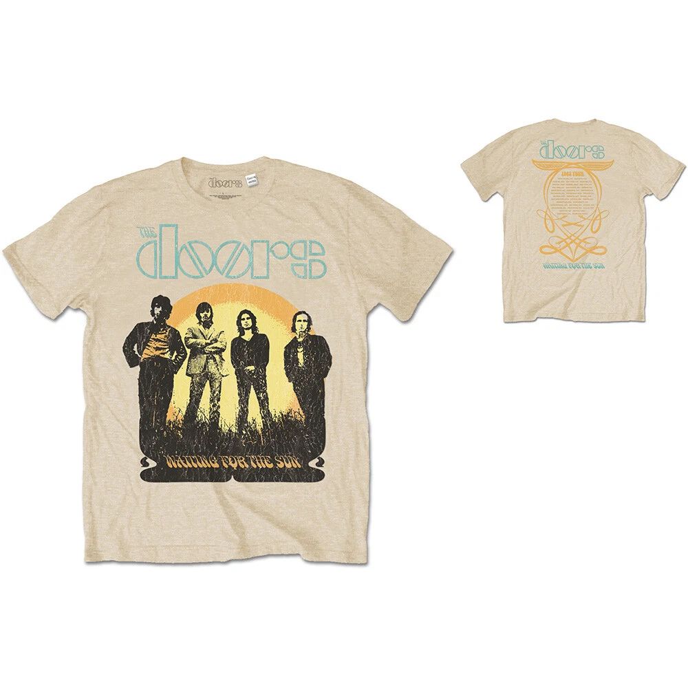 The Doors Waiting For The Sun 1968 Tour Official Merchandise Sand New Unisex