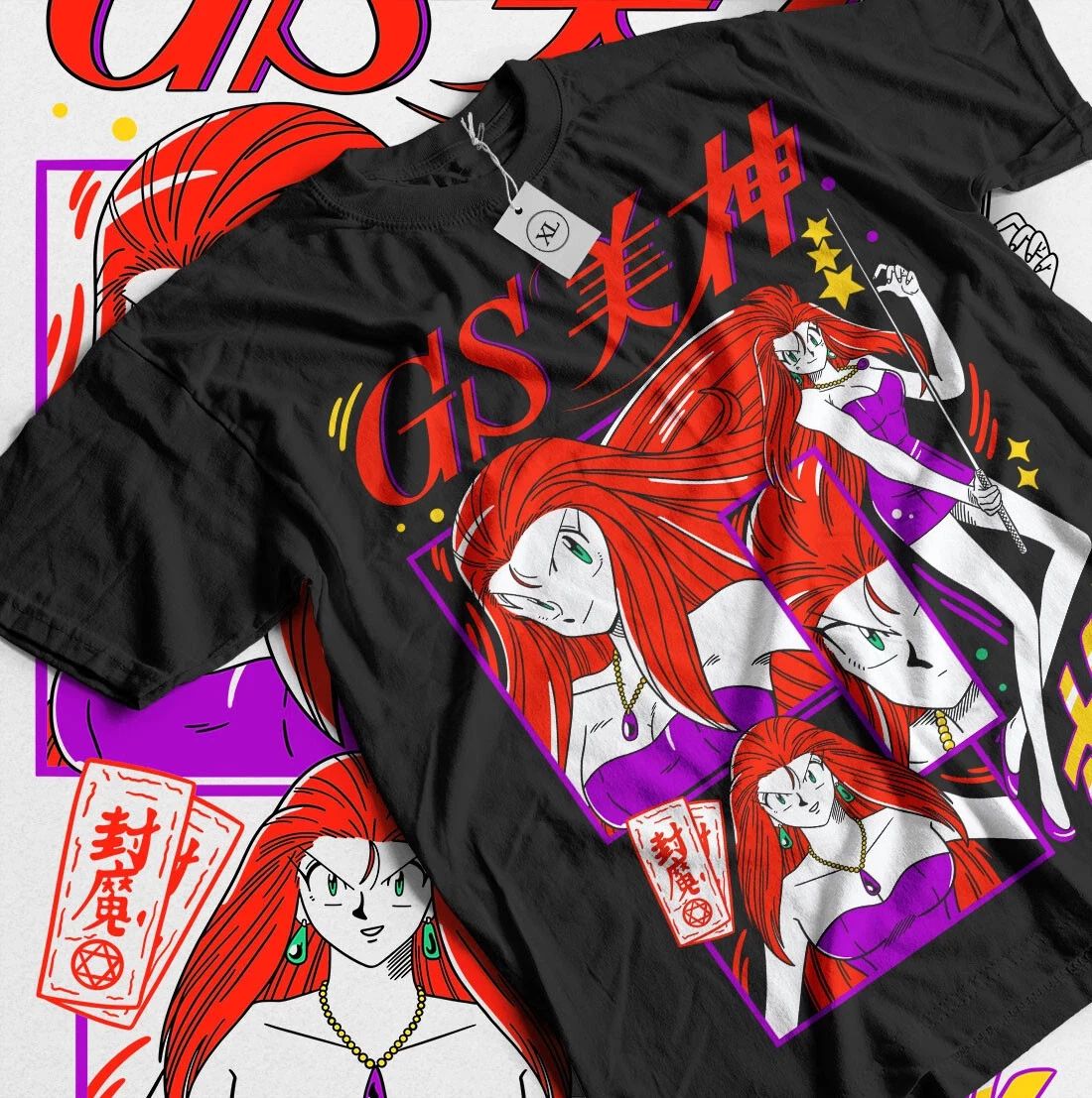 Ghost Sweeper Mikami Vintage 90s Anime Kawaii Girl Gift Shirt All Size Unisex
