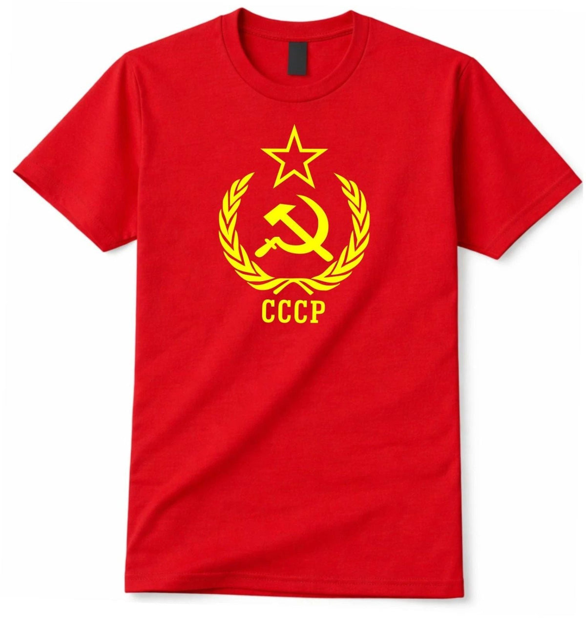 CCCP Hammer & Sickle T Shirt Russian Soviet Graphic Tee Mens UK Unisex