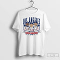 Classic Los Angeles Dodgers Back To Back World Champions 2025 Caricature T Shirts Unisex