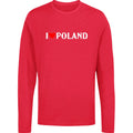 I Love Poland Long Sleeve T Shirt,Polish Pride T Shirt,Polska patriotic Gift Top Unisex
