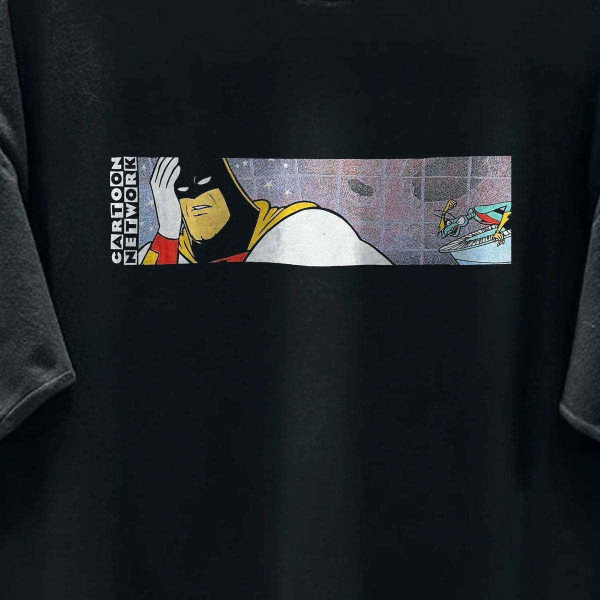 1998 Space Ghost Coast To Coast Wash Aged Black XL Unisex