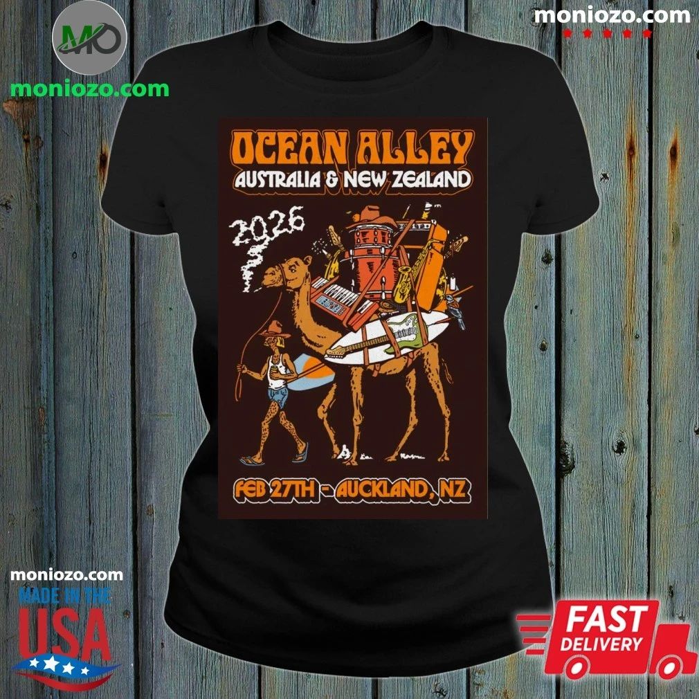 Ocean Alley 2026 AUS NZ Tour Limited Edition NZ Tour Poster Unisex