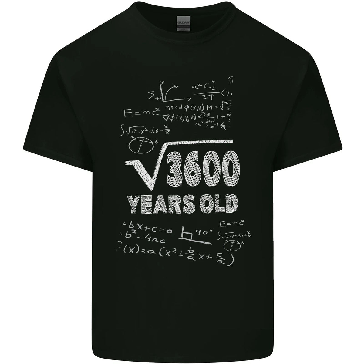 60th Birthday 60 Year Old Geek Funny Maths Mens Light Cotton Unisex