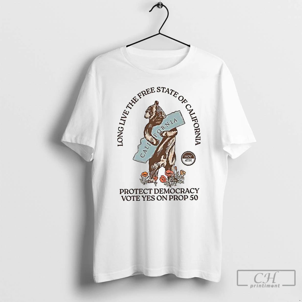 Premium Long Live The Free State Of California T Shirts Unisex