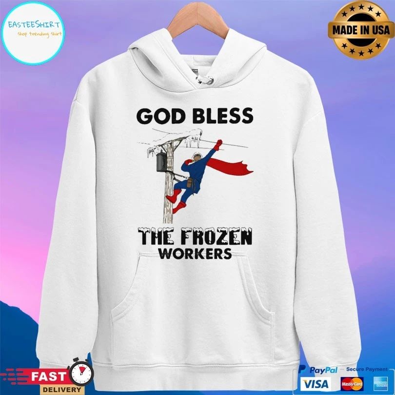 God Bless The Frozen Workers Lineman Unisex