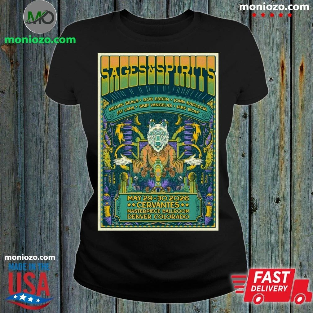 Sages And Spirits At Cervantes’ Masterpiece Ballroom On May 29-30 2026 Poster Shirt Unisex