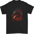 A Fierce Dragon Fantasy Art Mens 100% Cotton Unisex