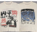 Butthole Surfers x Stone Temple Pilots Basehead 2 sided White T shirt NH27319 Unisex