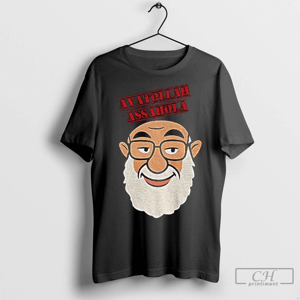 Premium Ayatollah Assahola Big Face Cartoon Unisex