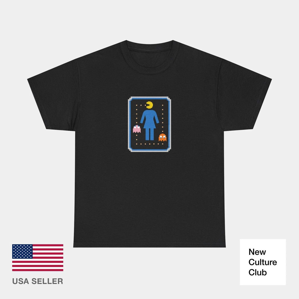 Girl X Pacman Game 90s 00s Koston Howard Skate Vintage Classic TShirt Print Unisex