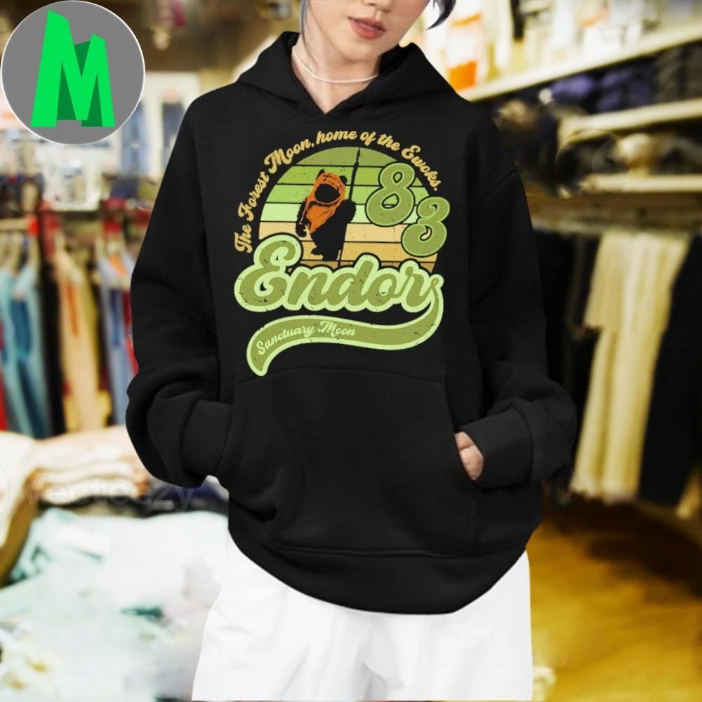 The Forest Moon home of the Ewoks 83 Endor Sanctuary Moon Shirt Unisex